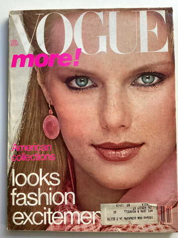 Vogue magazine February 1978 la fiorentina