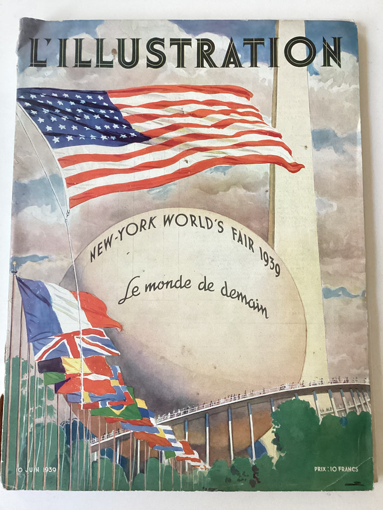 L’Illustration 10 Juin 1939 ‘New York World’s Fair 1939- Le Monde de Demain’