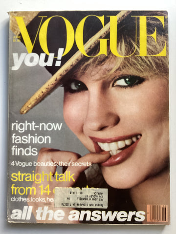 Vogue magazine June 1978 roseanne vela patti hansen