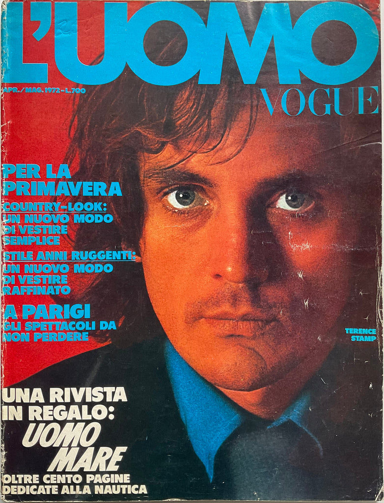 L’Uomo Vogue 1971 Terence Stamp