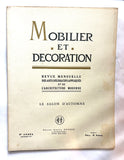 Mobilier et Decoration No. 1 Décembre 1927