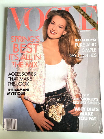 Vogue Magazine March 1992
