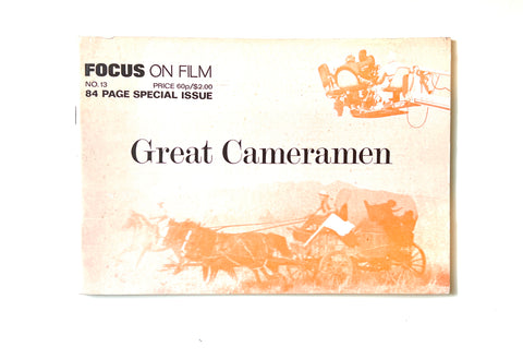 Focus on Film No. 13: Great Cameramen