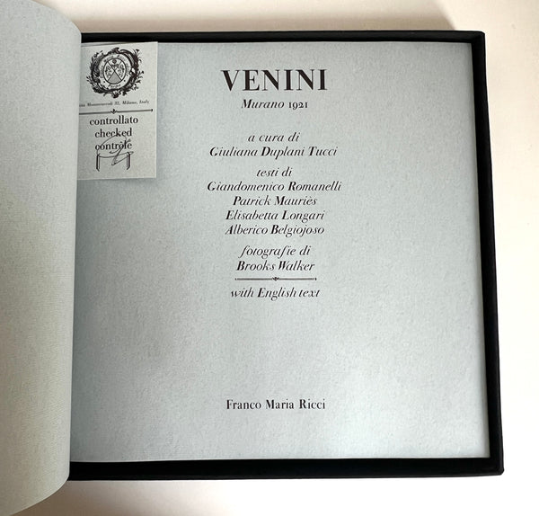 Venini Murano 1921 – High Valley Books