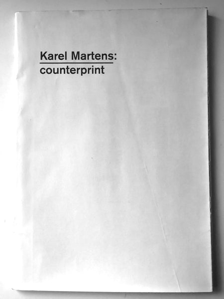 Karel Martens Counterprint – High Valley Books