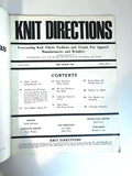 Knit Directions 1968 Vol. 3, No. 3