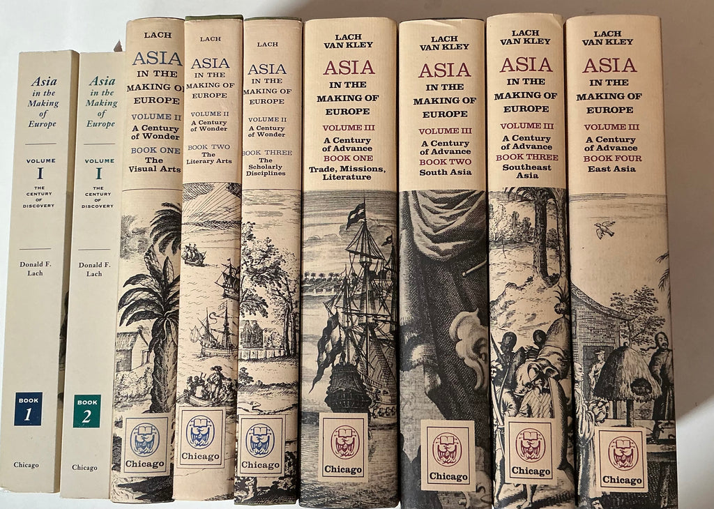 Asia in the Making of Europe 9 volumes university of chicago