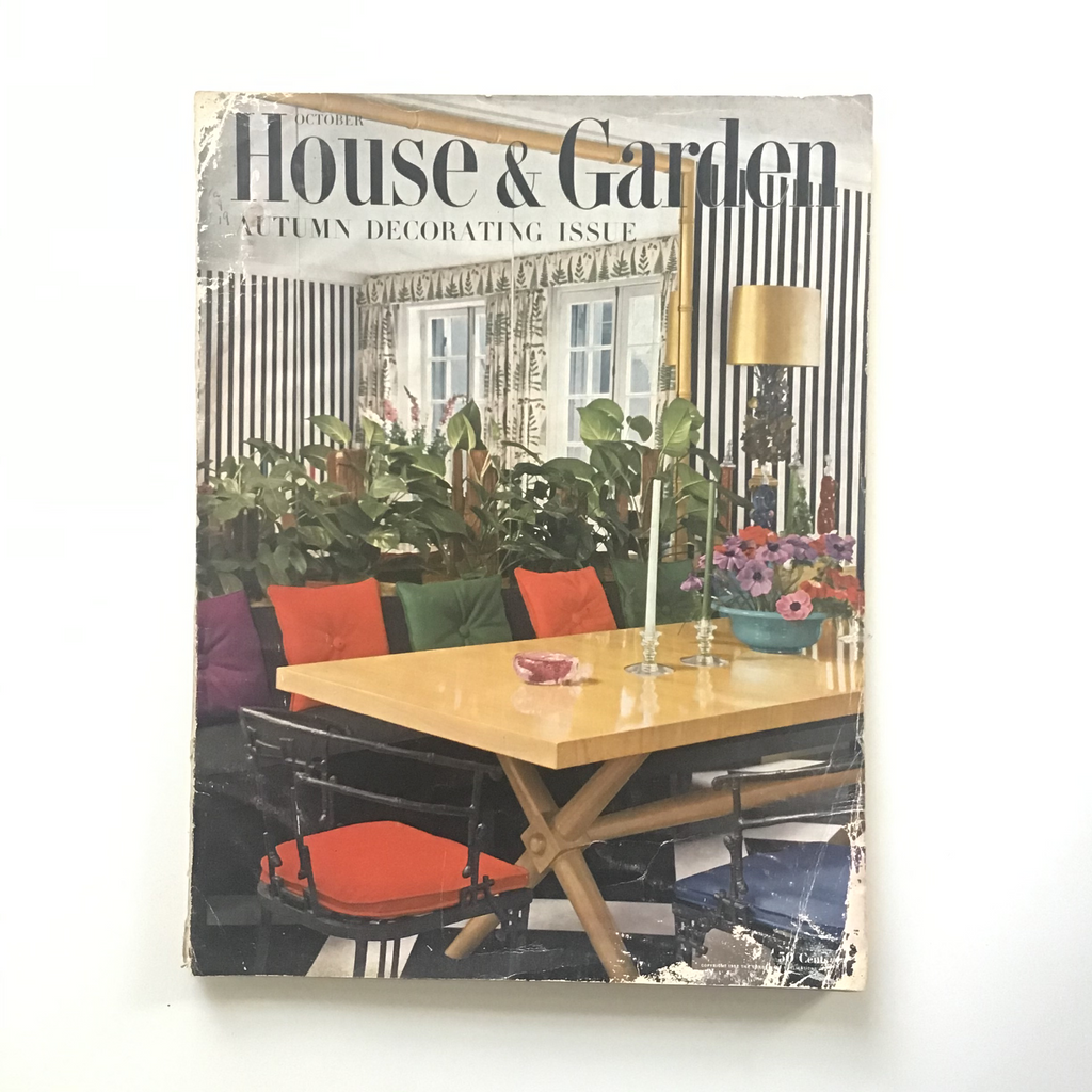 House and Garden October 1952 Gayelord Hauser John Wisner
