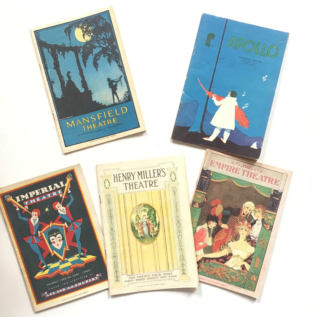 The Empire Theatre (cover by George Barbier) 1929. Gertrude Lawrence in Candle-Light