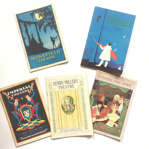 The Empire Theatre (cover by George Barbier) 1929. Gertrude Lawrence in Candle-Light