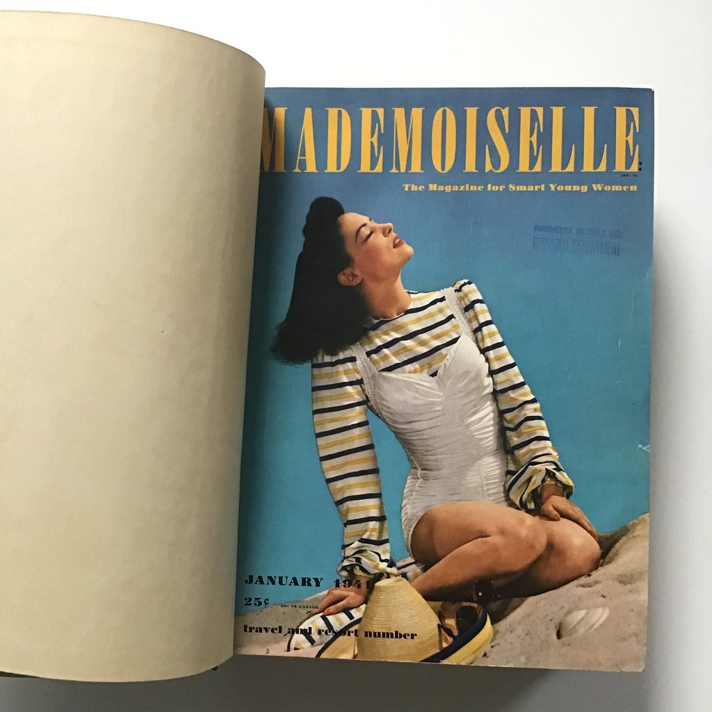 Mademoiselle magazine January February March April May June 1941