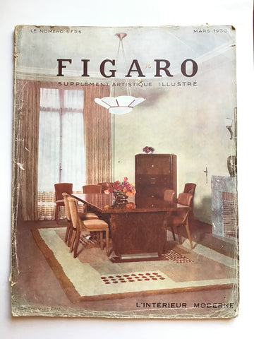 Figaro : L'Interieur Moderne Mars 1930