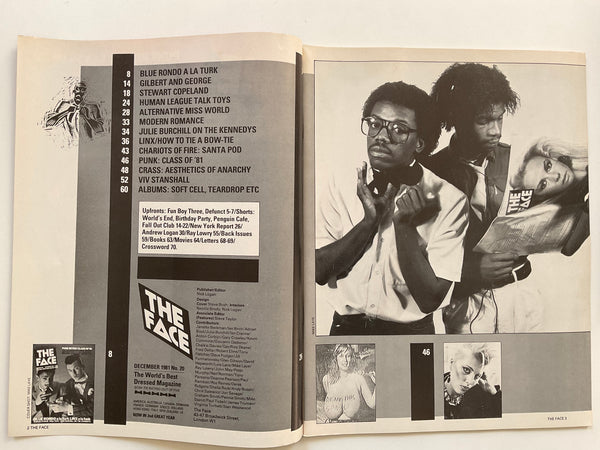 The Face Magazine December 1981 – High Valley Books
