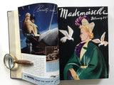Bound volume of Mademoiselle magazine, 1937