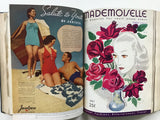 Bound volume of Mademoiselle magazine, 1937