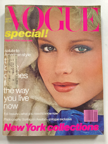Vogue magazine September 1978 Barbara Walters Susan Sontag Richard Avedon