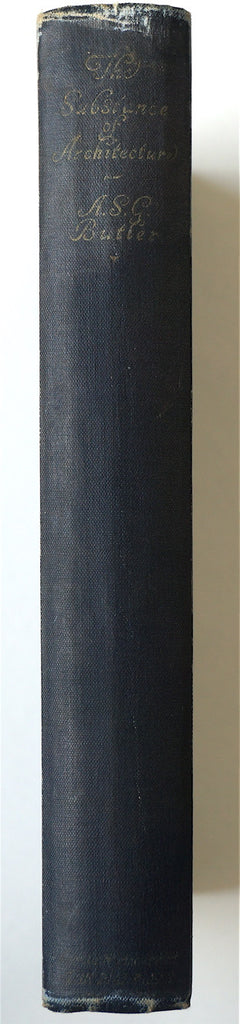 The Substance of Architecture by A. S. G. Butler (Lutyens foreword)