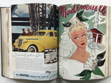 Bound volume of Mademoiselle magazine, 1937