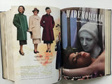Bound volume of Mademoiselle magazine, 1937