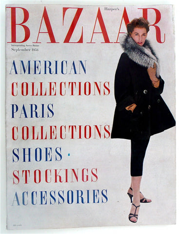 Harper's Bazaar September 1953  Richard Avedon cover