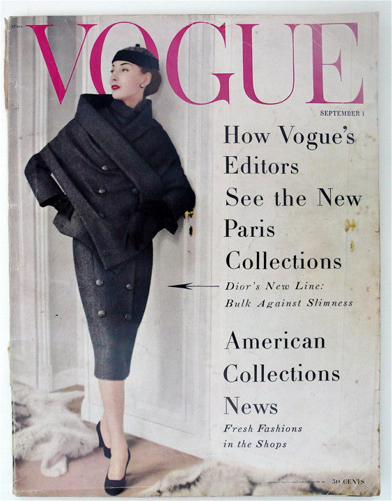 Vogue September 1, 1955 Henry Clarke cover