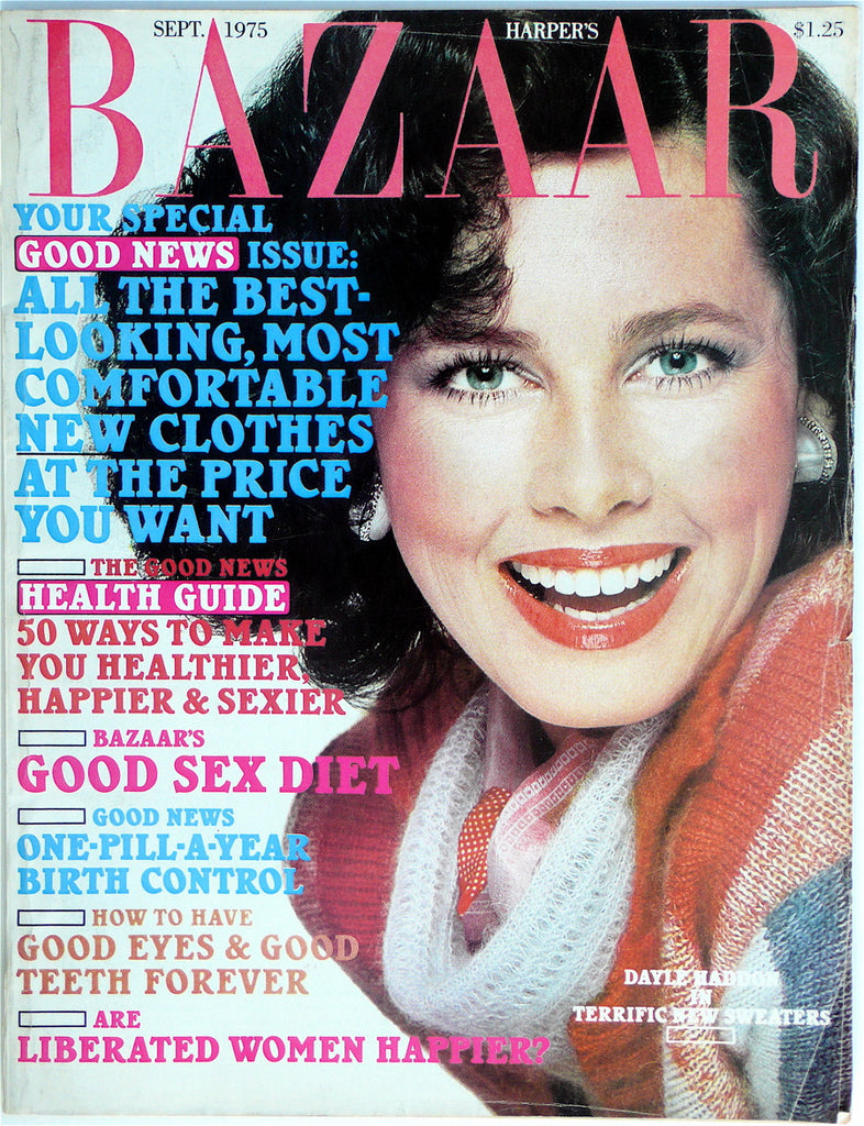 Harper's Bazaar September 1975 Dayle Haddon
