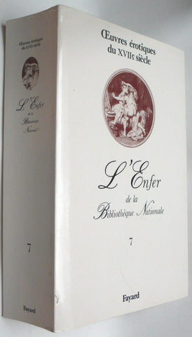 Oeuvres Erotiques du XVIIe siecle L'Enfer de la Bibliotheque Nationale 7