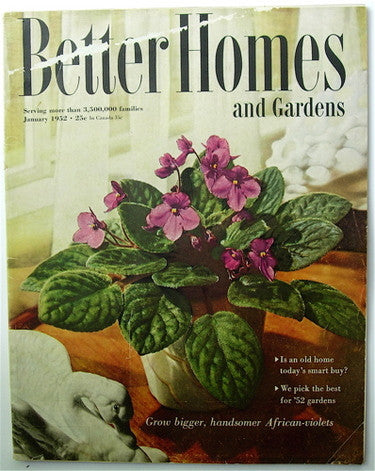 Better Homes and Gardens  January 1952