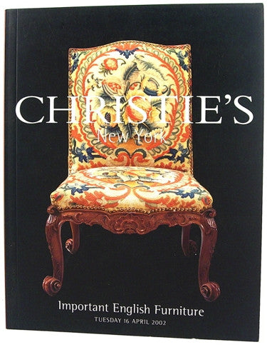 Christie's New York Important English Furniture Tuesday 16 April 2002