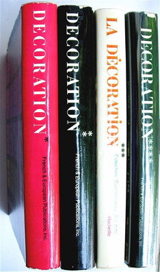 Four Volumes  DECORATION * /DECORATION **/ DECORATION *** (Maison des Vacances) / DECORATION **** (Gardens)