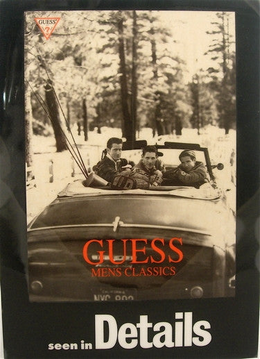 Guess advertising placard