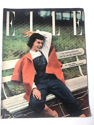 Elle magazine 7 Aout 1950