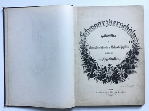 Schwoarzkerschaln. Silhouetten zu oberösterreichischen Schnadahüpfeln.