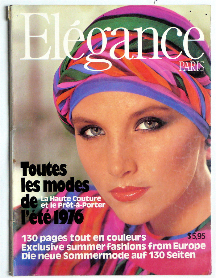 Elegance Paris  été 1976