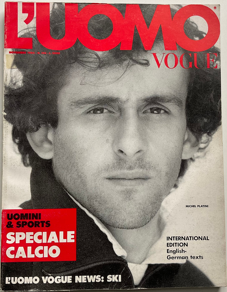 L’Uomo Vogue 1984 Michel Platini
