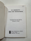 St. Benedict's Rule for Monasteries