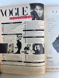 Vogue magazine November 1986