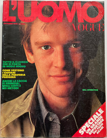 L’Uomo Vogue 1975 Bill Atherton