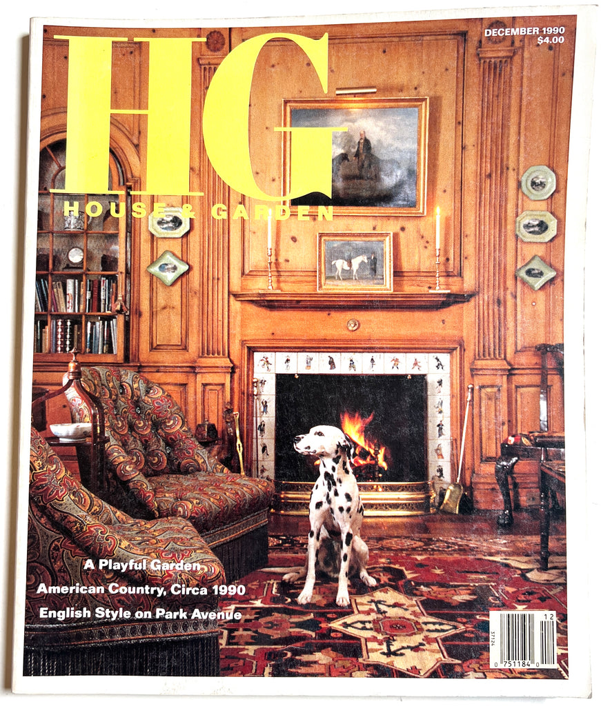 House & Garden magazine December 1990