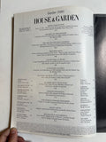 House & Garden magazine October 1986