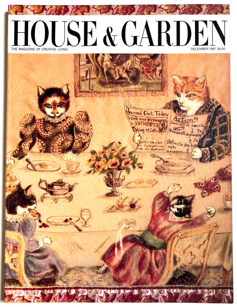 House & Garden magazine December 1987