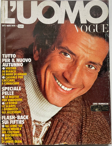 L’Uomo Vogue 1974 Luigi Vannuchi