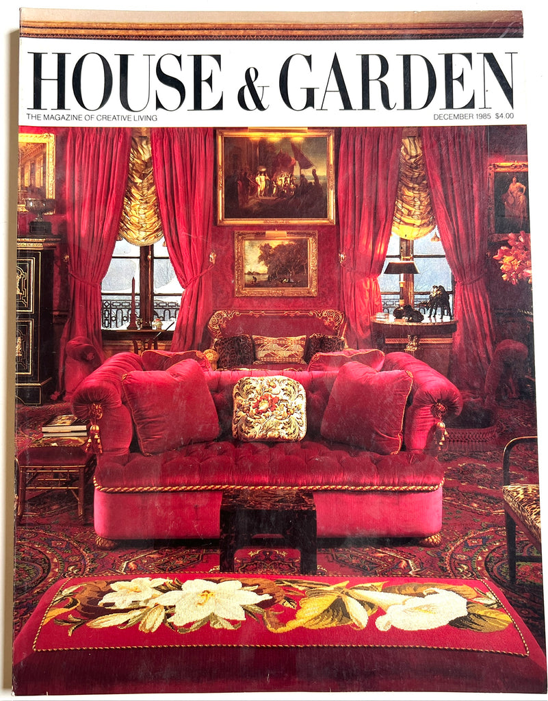 House & Garden magazine December 1985