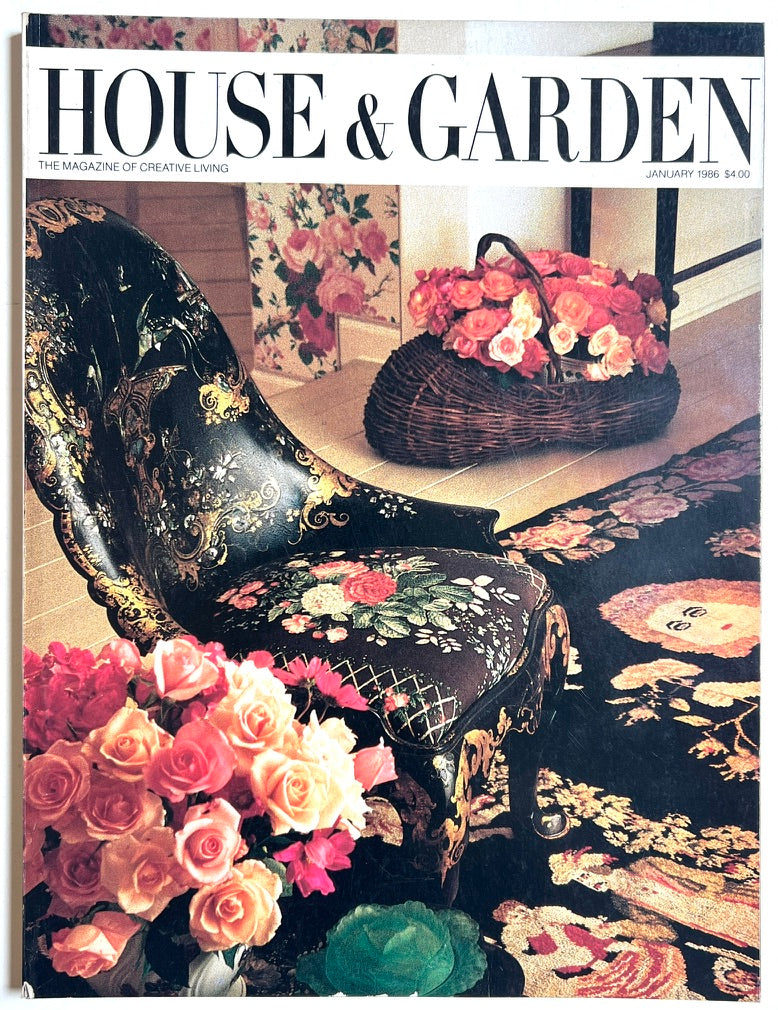 House & Garden magazine January 1986