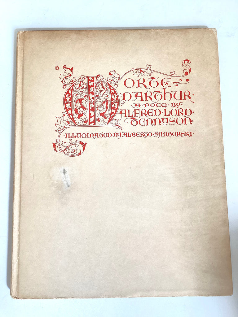 1852年 古書 EDMOUR ET ARTHUR Morte d'Arthur : A Poem by Alfred Lord Tennyson – High