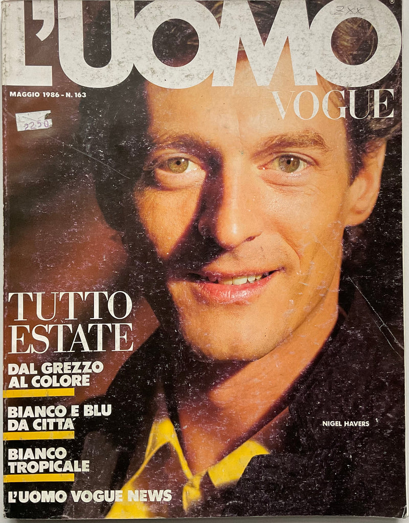 L’Uomo Vogue 1986 Nigel Havers