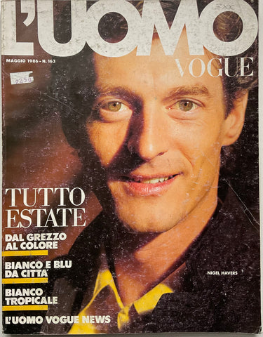L’Uomo Vogue 1986 Nigel Havers