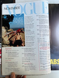 Vogue magazine November 2000