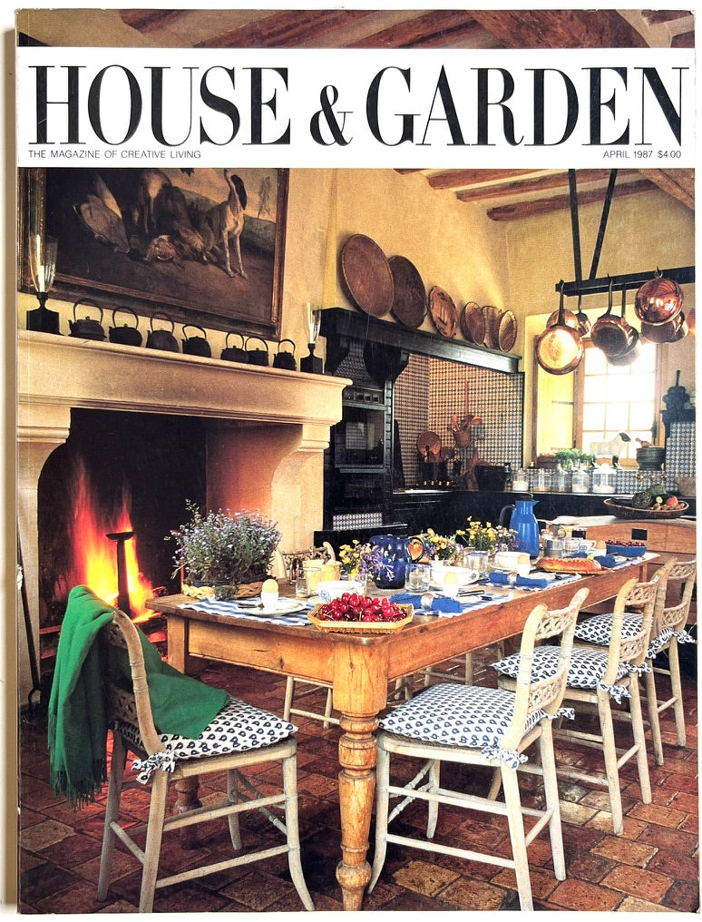 House & Garden magazine April 1987