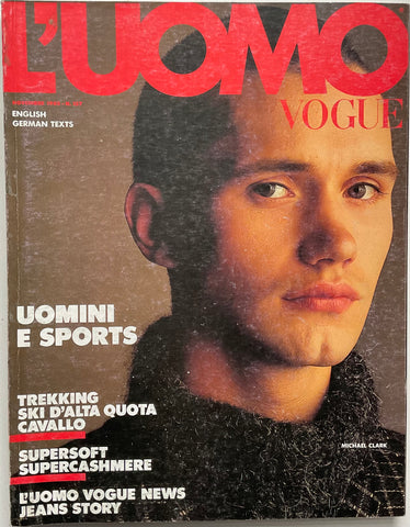 L’Uomo Vogue 1985 Michael Clark